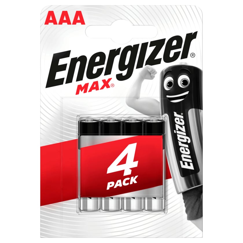 Energizer Max Micro-Batterien AAA 4 Stück